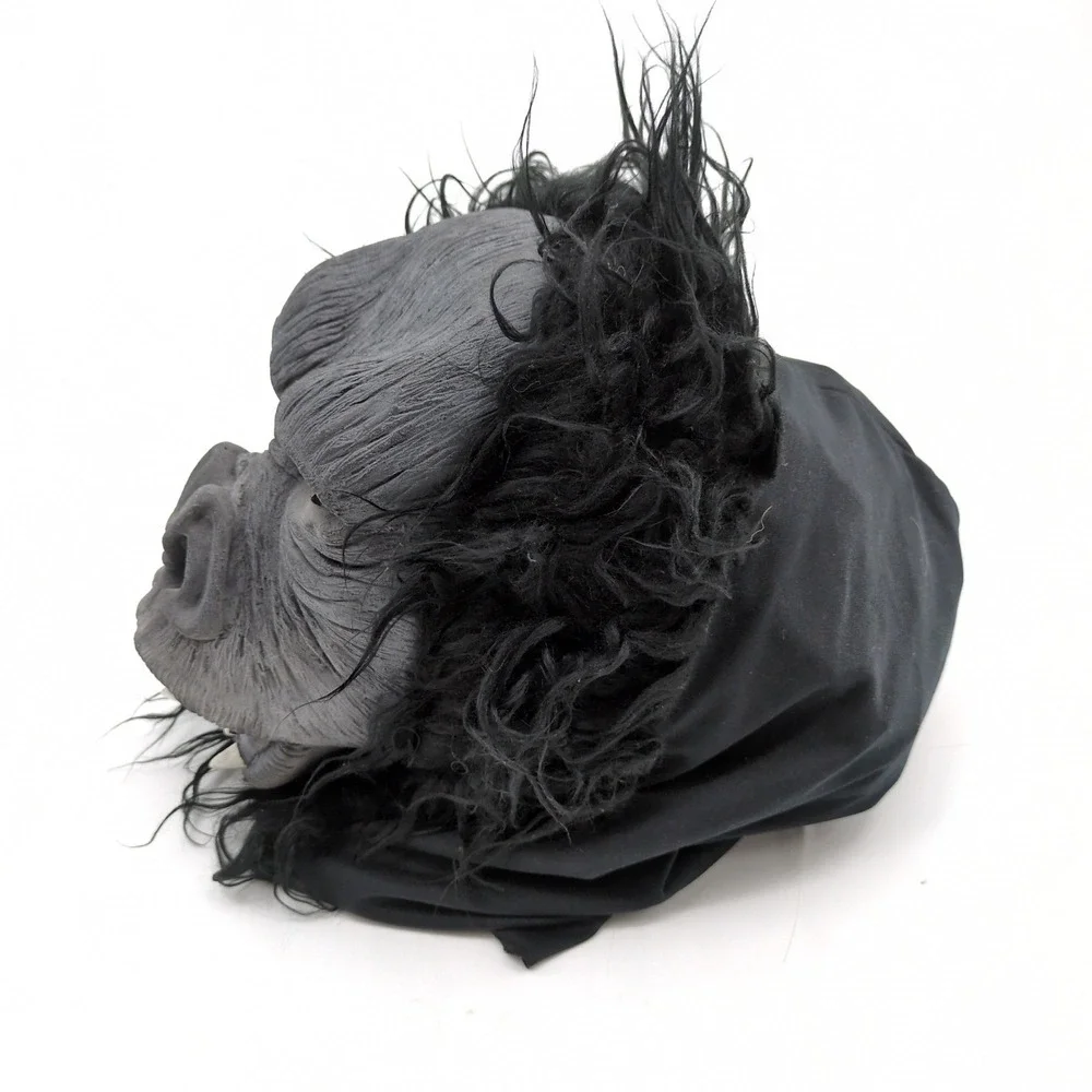 Spook VTG Gorilla Mask Costume Halloween Adult Rubber Fur Ape Scary Prank Horror